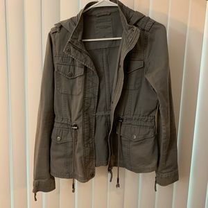 Grey Aeropostale Jacket With Hood